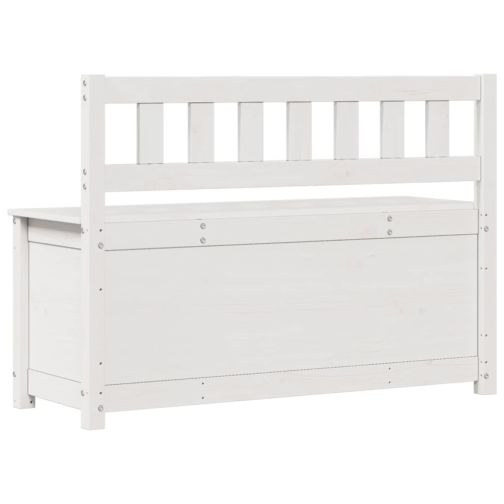 Banco 110x41x76,5 cm madeira de pinho maciça branco