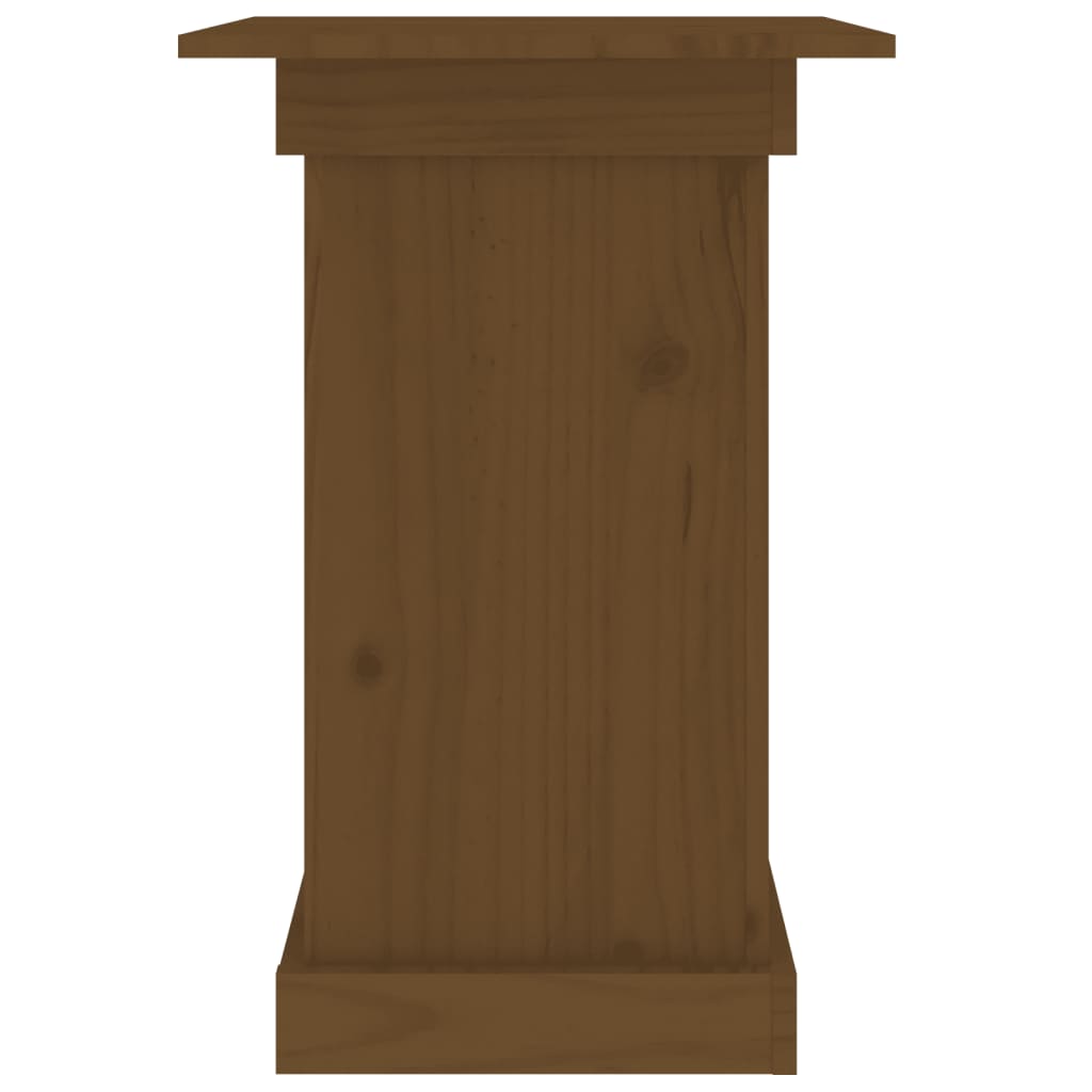 Suporte de vasos 40x40x60 cm madeira pinho maciça castanho-mel