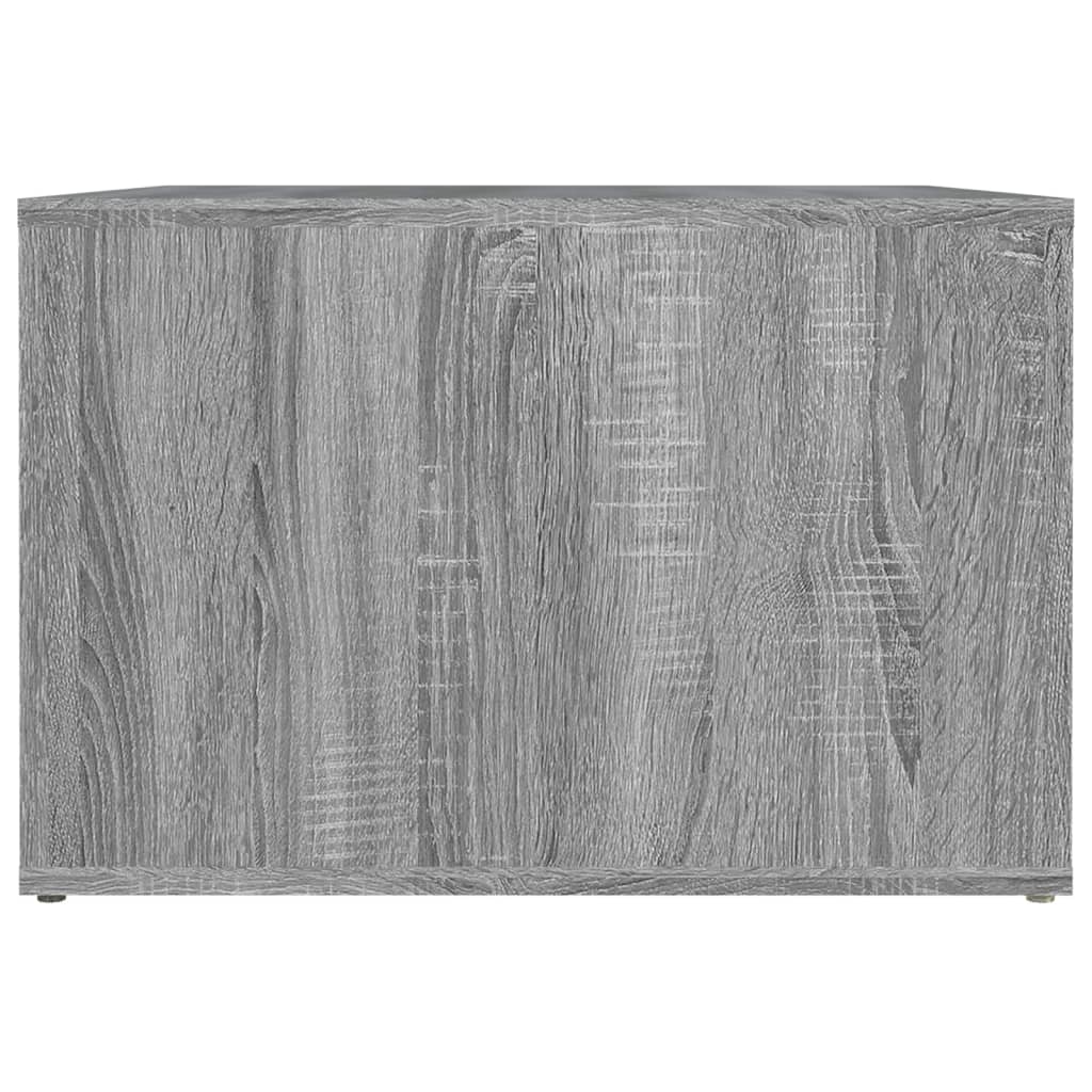 Mesa de cabeceira 57x55x36 cm derivados madeira cinzento sonoma