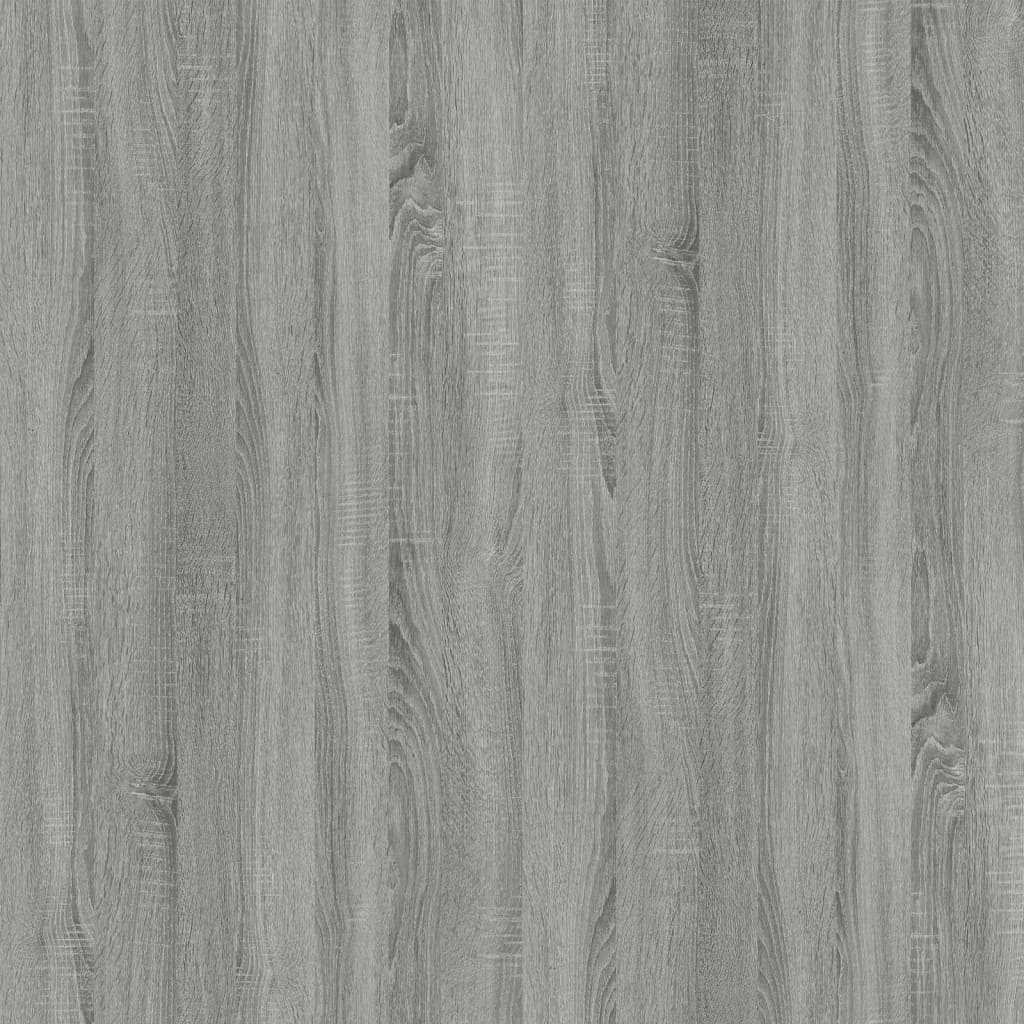 Mesa de cabeceira 57x55x36 cm derivados madeira cinzento sonoma