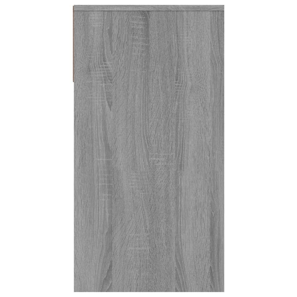 Mesa consola 100x39x75 cm derivados de madeira cinzento sonoma