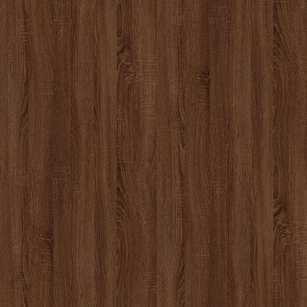 Mesa cabeceira 50x46x50 cm derivados madeira carvalho castanho