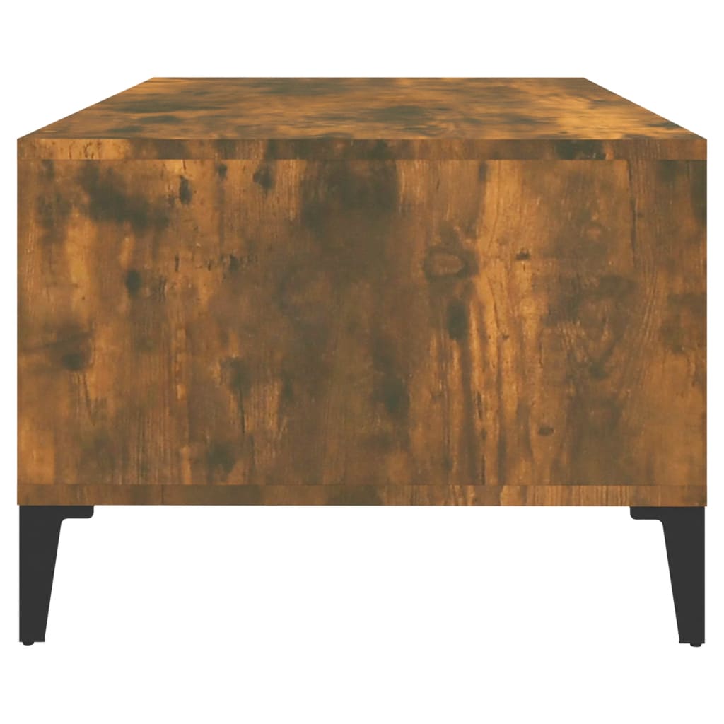 Mesa de centro 90x50x36,5 cm derivados madeira carvalho fumado