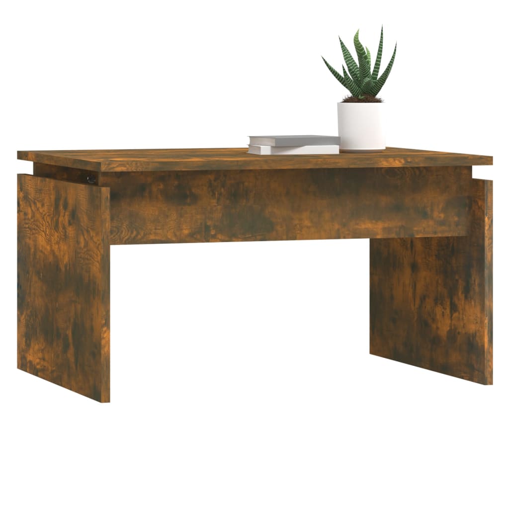 Mesa de centro 68x50x38 cm derivados de madeira carvalho fumado