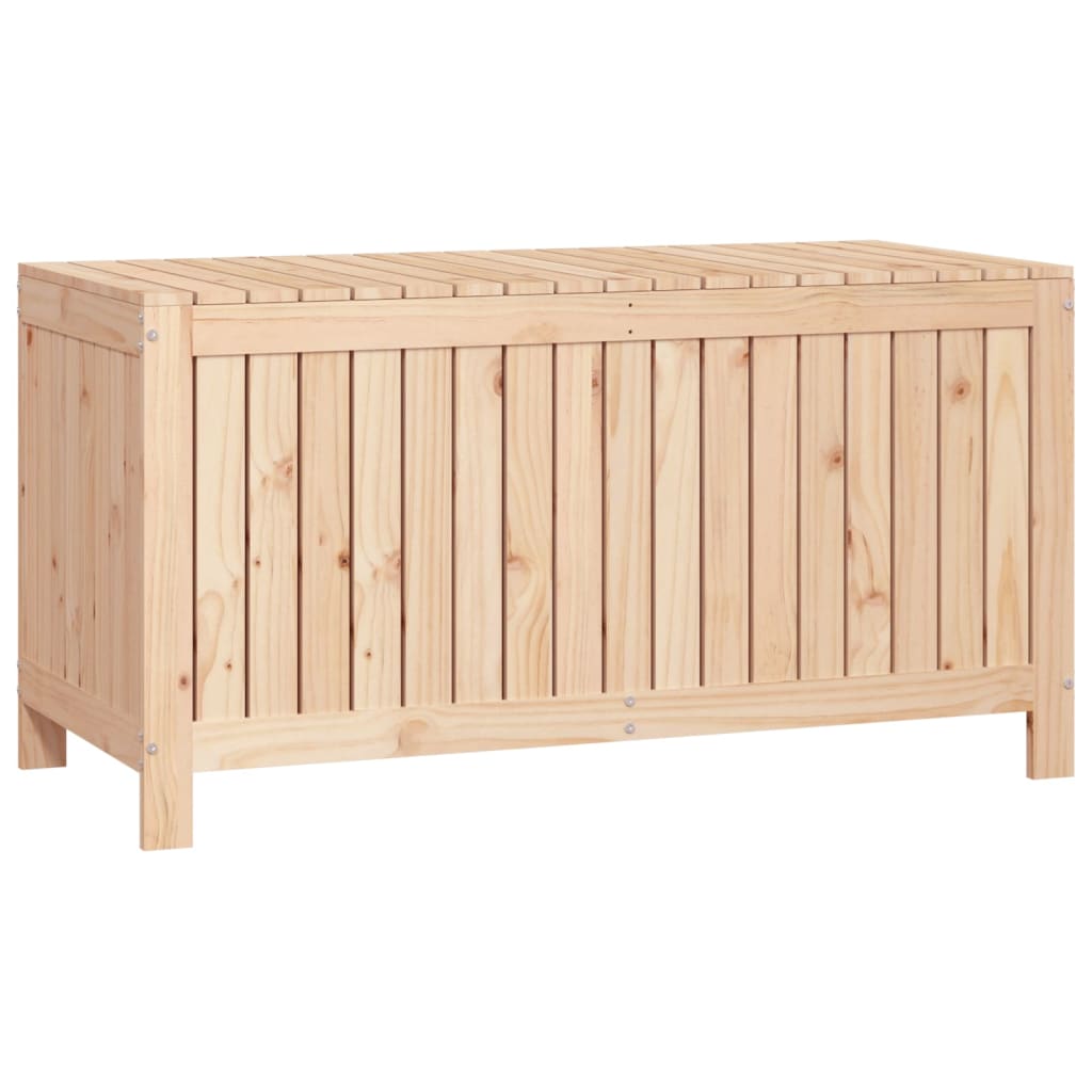 Caixa de arrumação jardim 121x55x64 cm pinho maciço