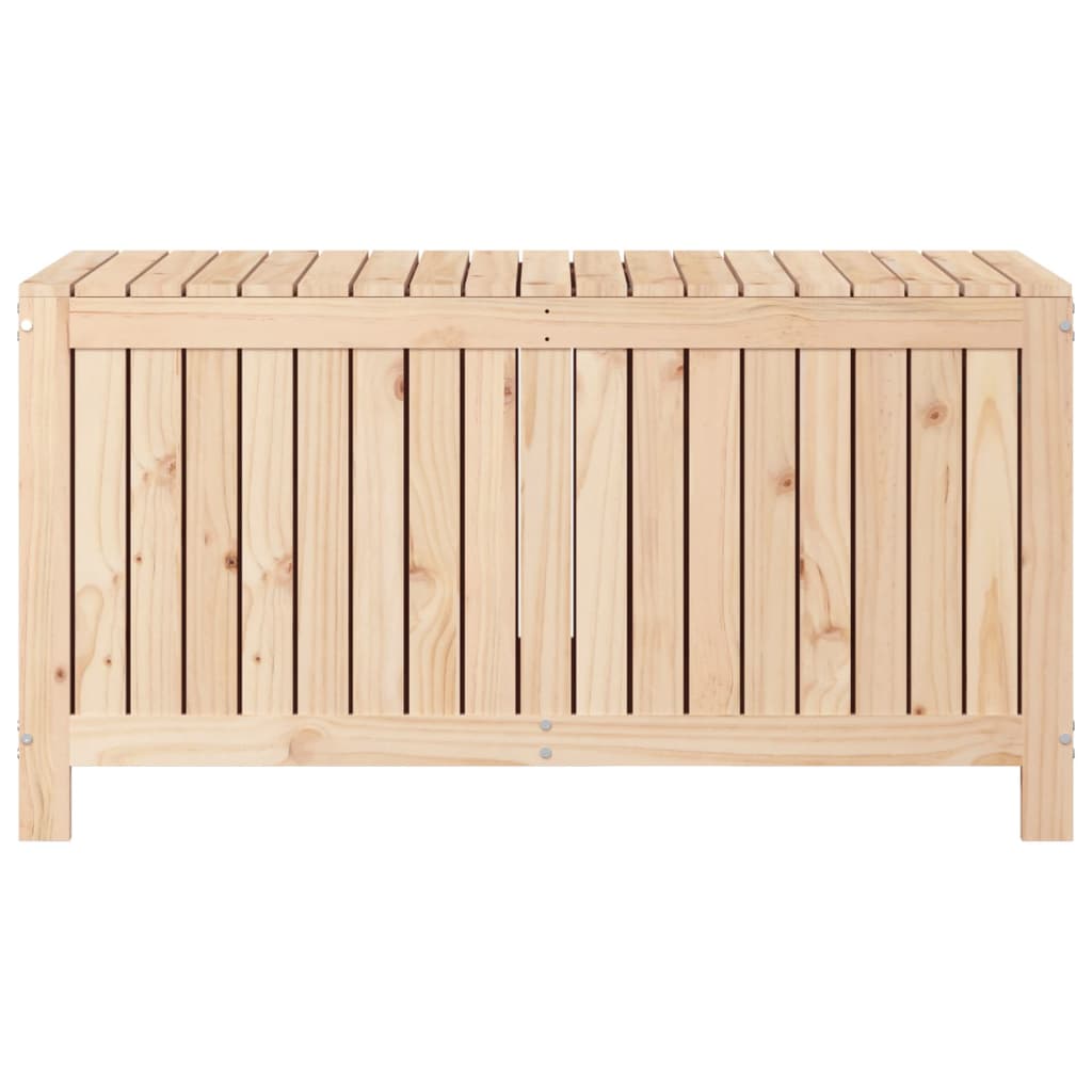 Caixa de arrumação jardim 121x55x64 cm pinho maciço