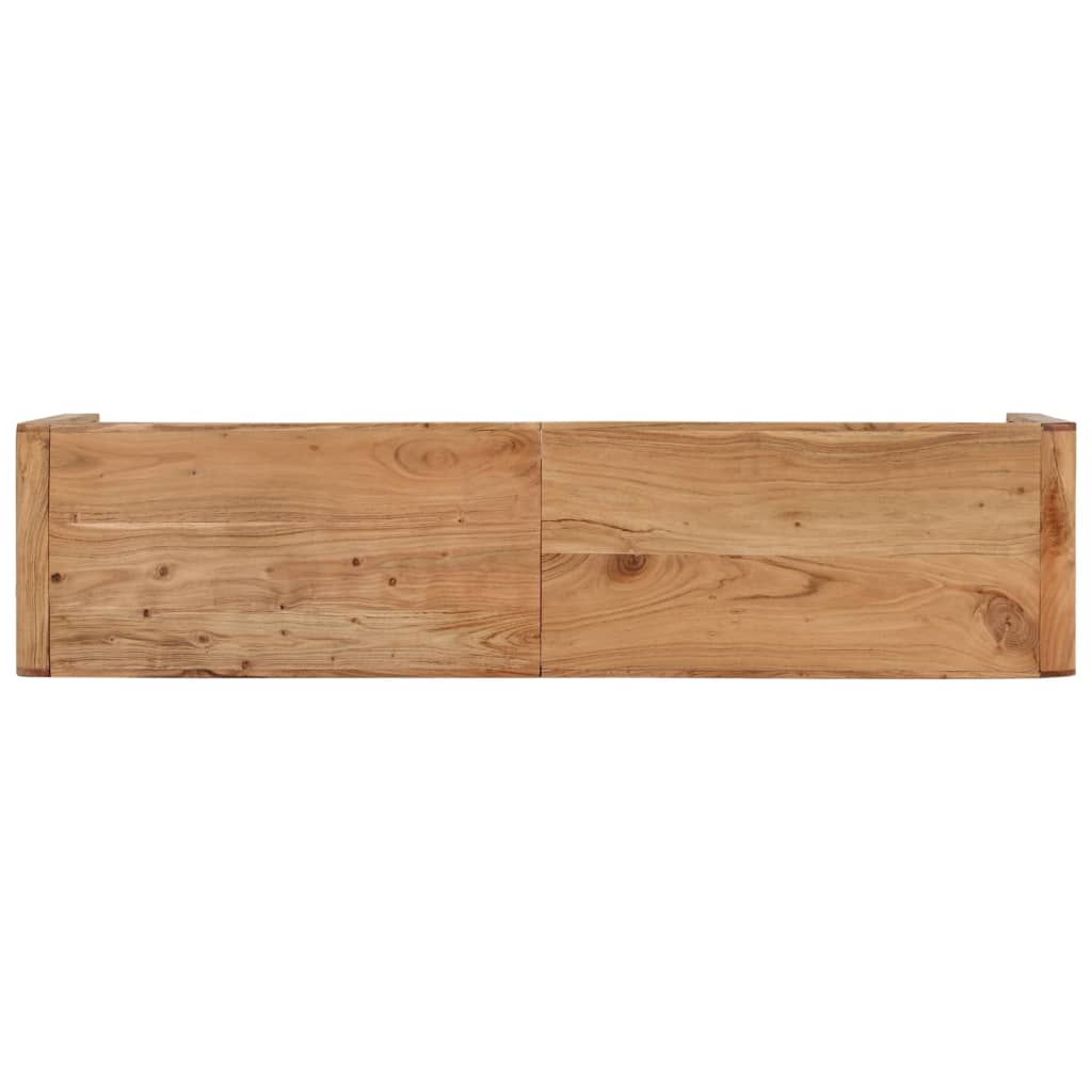 Banco 160x38x45 cm madeira de acácia maciça