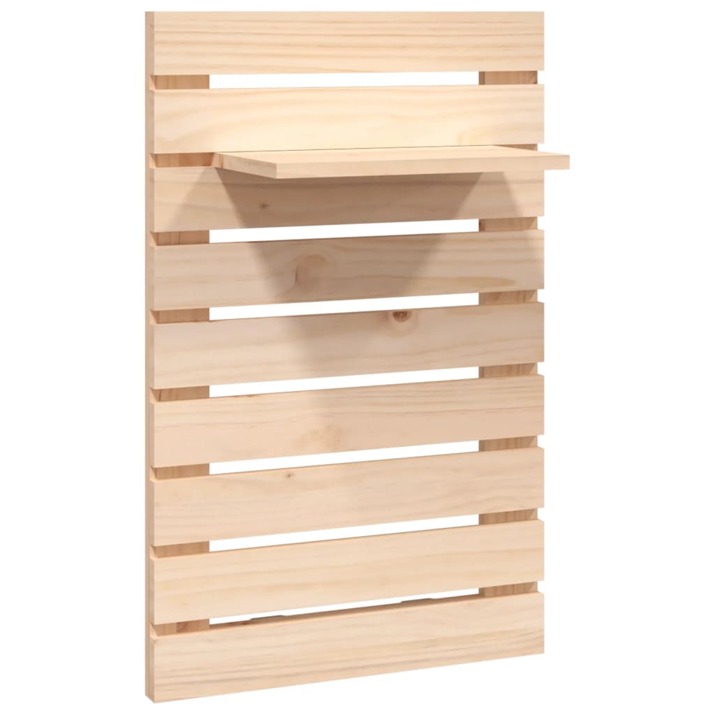 Prateleiras de montagem na parede 2 pcs pinho maciço