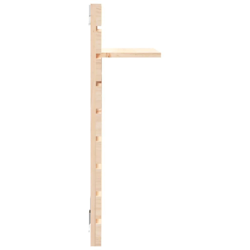 Prateleiras de montagem na parede 2 pcs pinho maciço