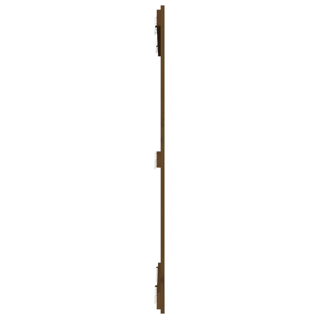 Cabeceira de parede 82,5x3x110 cm pinho maciço castanho-mel