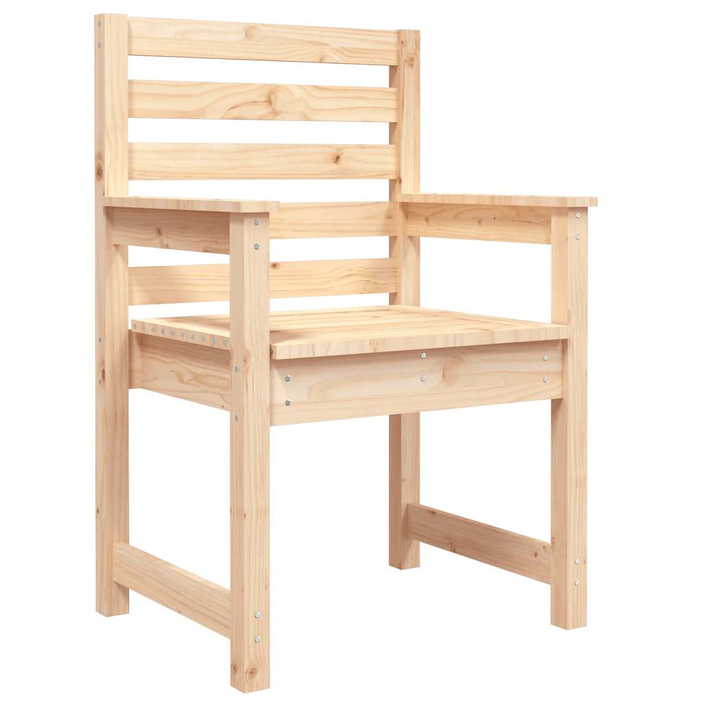 Cadeiras de jardim 2 pcs 60x48x91 cm pinho maciço