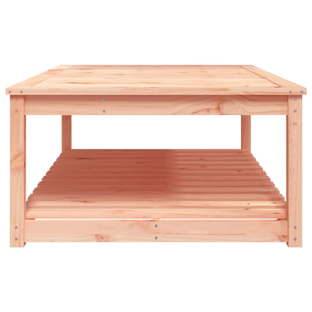 Mesa de jardim 121x82,5x45 cm madeira de douglas maciça