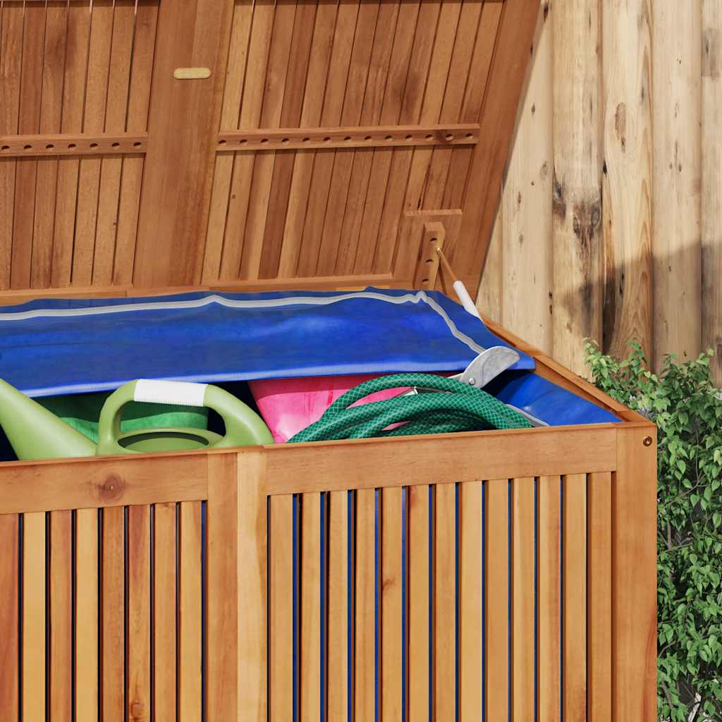 Caixa de arrumação para jardim 175x80x75 cm acácia maciça