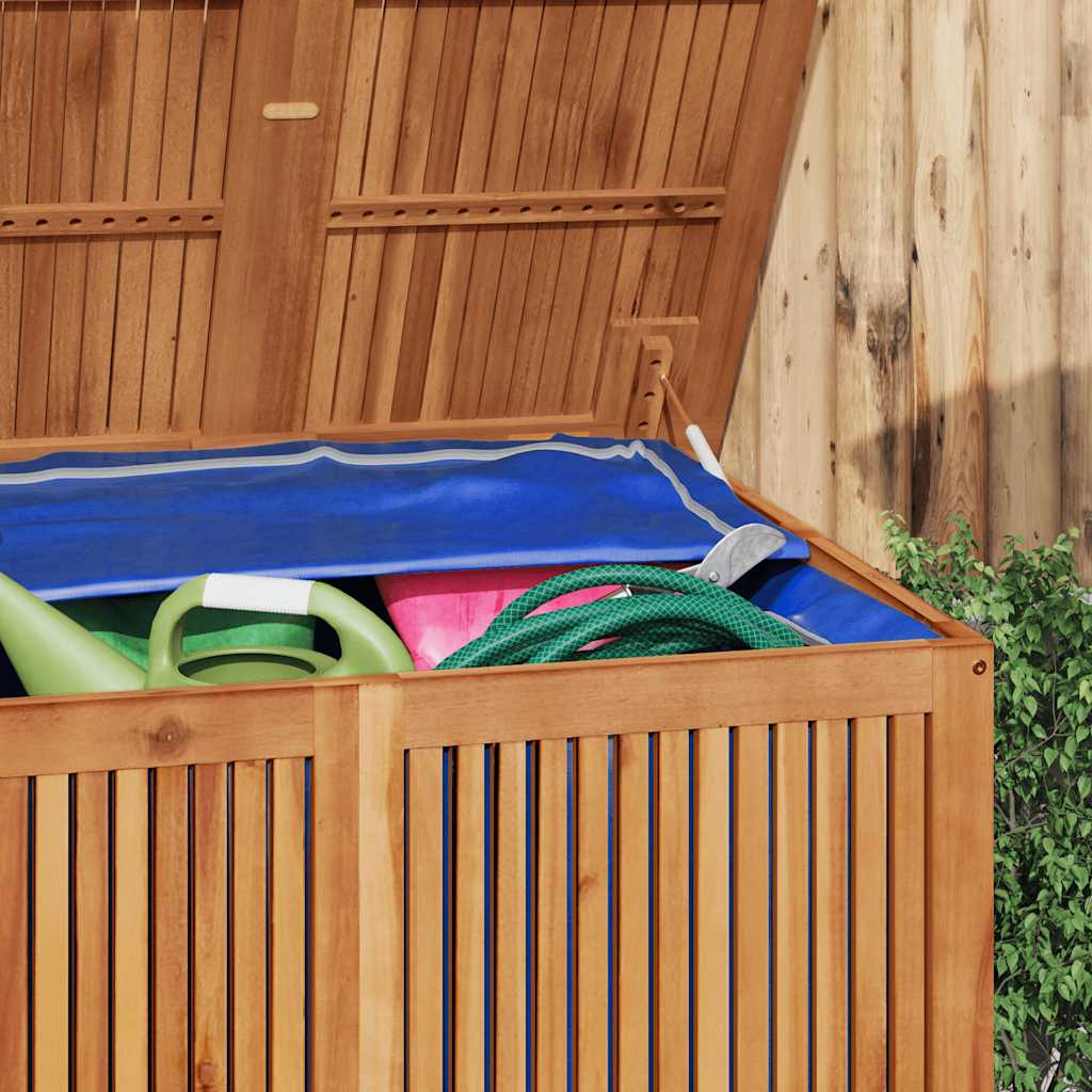 Caixa de arrumação para jardim 200x80x75 cm acácia maciça