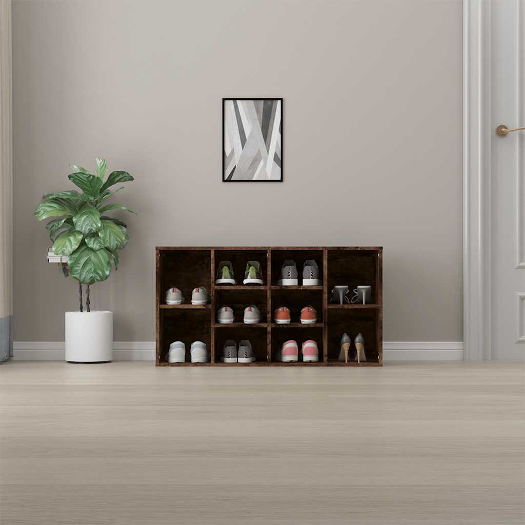 Banco sapateira 103x30x55cm derivados madeira carvalho fumado