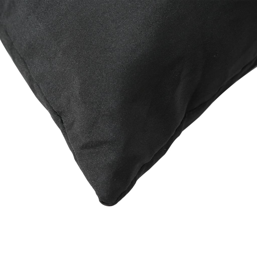 Almofadas de sofá 4 pcs 40x40 cm tecido preto