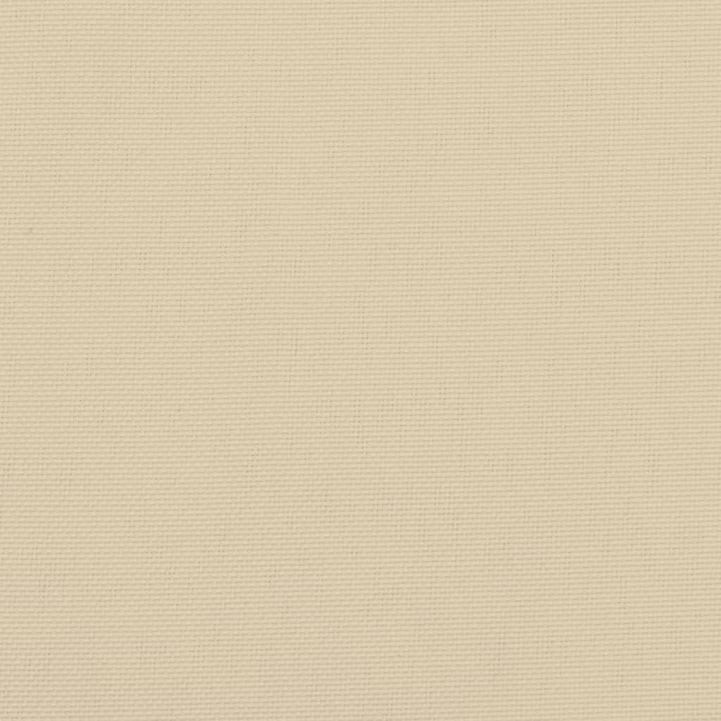 Almofadas de sofá 4 pcs 50x50 cm tecido bege