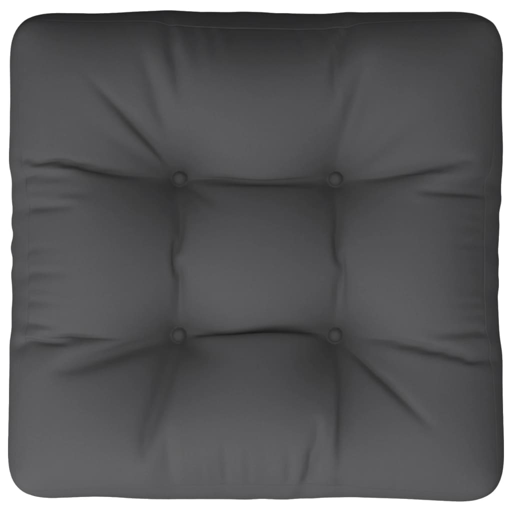 Almofadão sofá de paletes 50x50x12 cm tecido antracite
