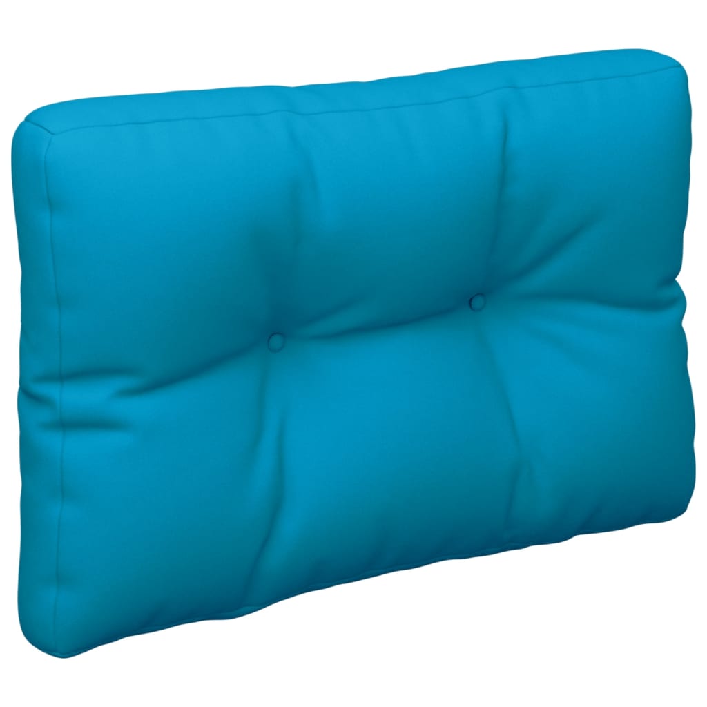 Almofadão para sofá de paletes 50x40x12 cm tecido azul-claro