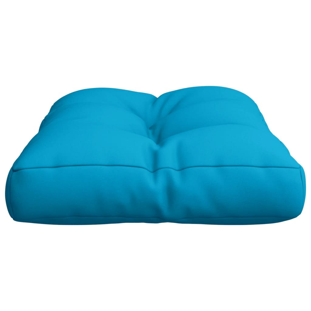 Almofadão para sofá de paletes 50x40x12 cm tecido azul-claro