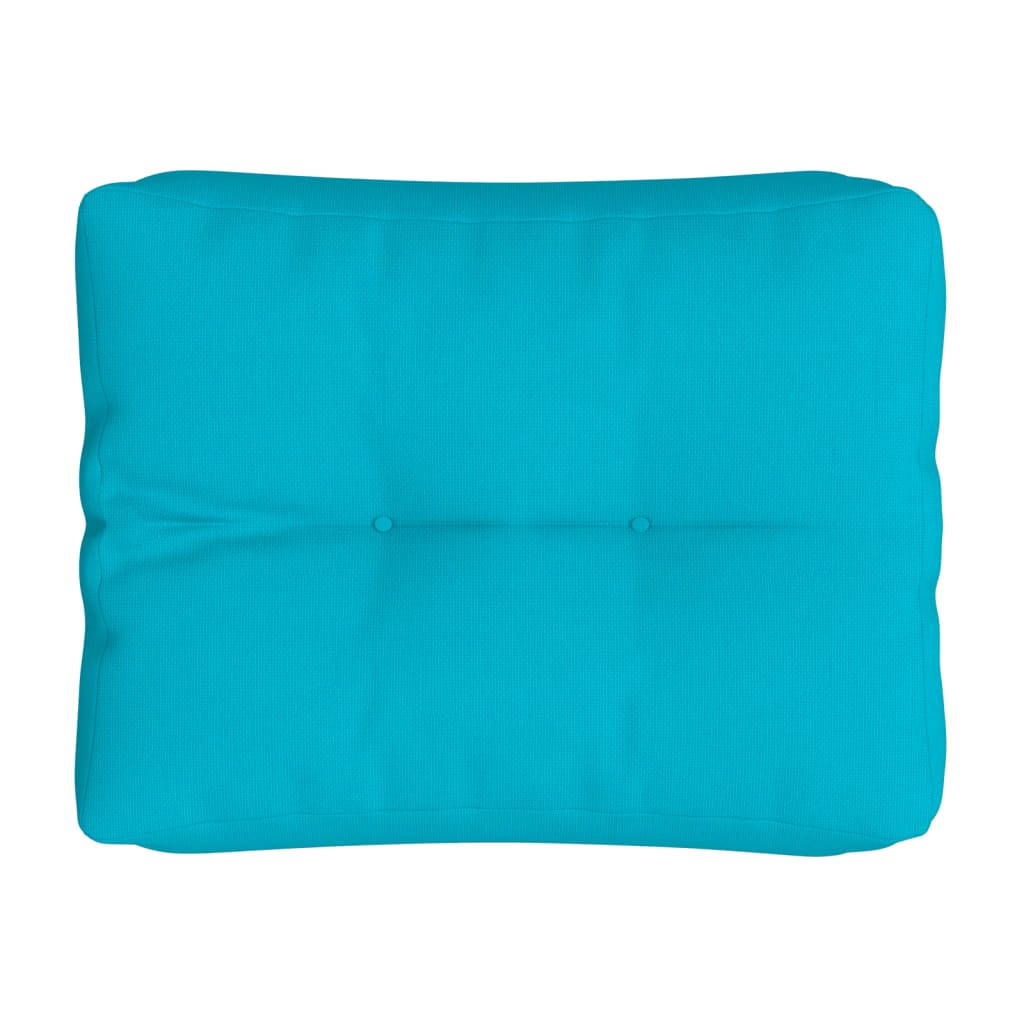 Almofadão para paletes 50x40x12 cm tecido turquesa