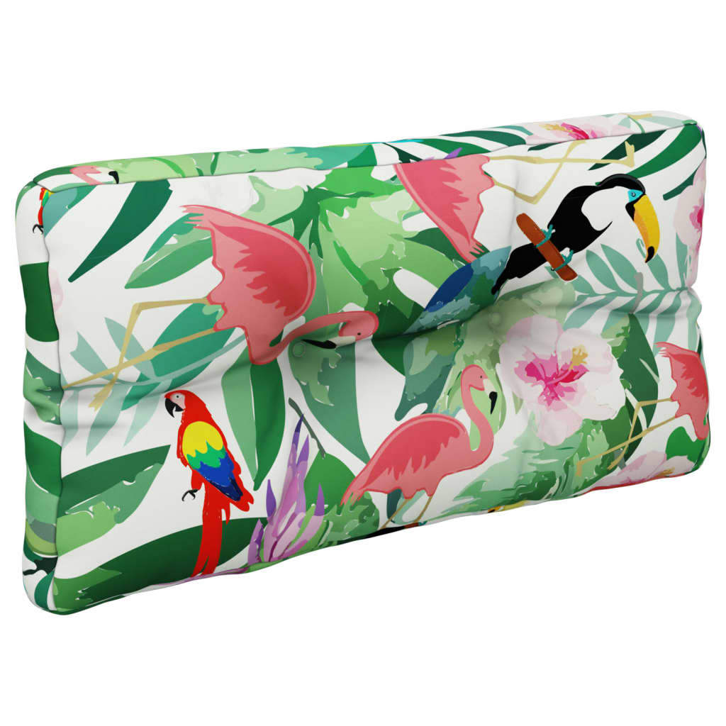Almofadão para sofá de paletes 80x40x12 cm tecido multicolorido