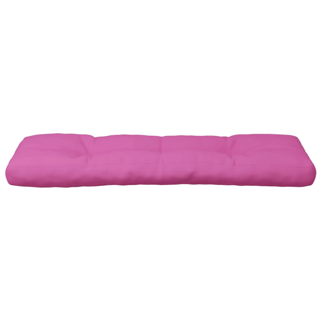 Almofadão para sofá de paletes 120x40x12 cm tecido rosa