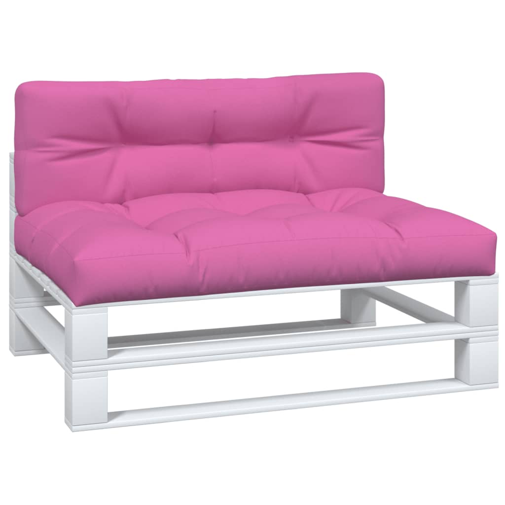 Almofadões para paletes 2 pcs tecido rosa