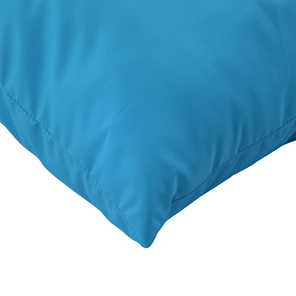 Almofadões para paletes 2 pcs tecido azul