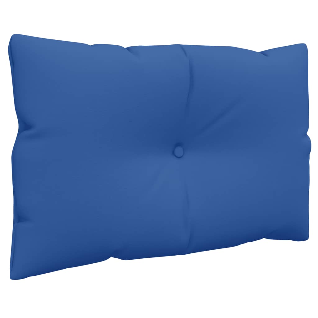 Almofadões para móveis de paletes 2 pcs tecido azul real
