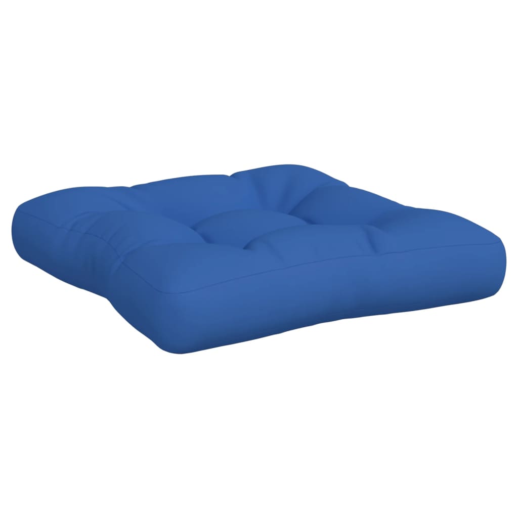 Almofadões para móveis de paletes 2 pcs tecido azul real