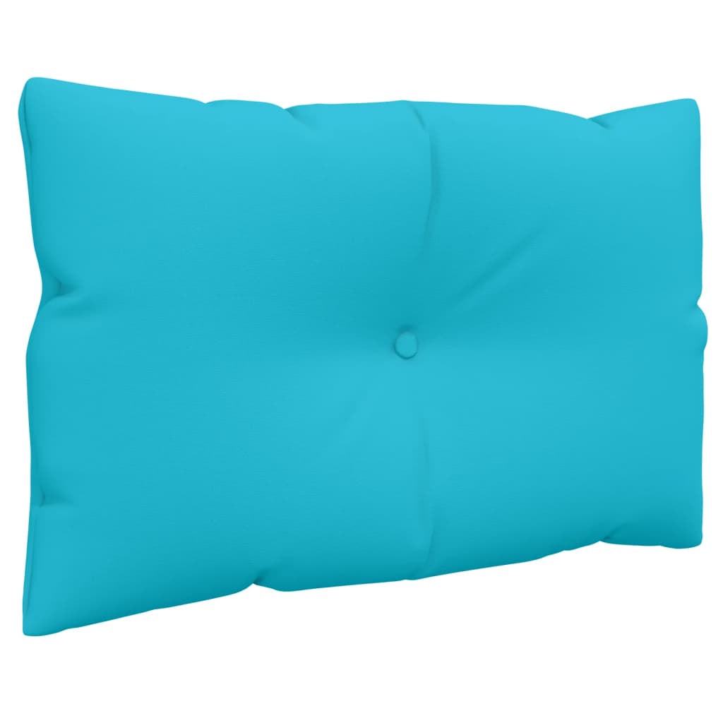 Almofadões p/ móveis de paletes 2 pcs tecido oxford turquesa