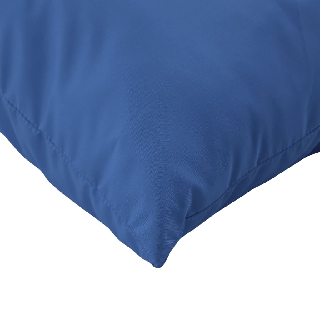 Almofadões para móveis de paletes 3 pcs tecido azul real