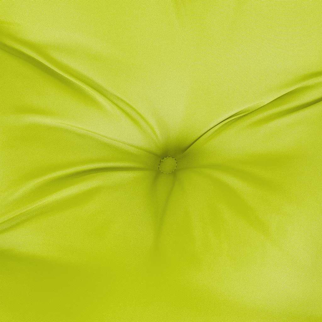 Almofadões para móveis de paletes 2 pcs tecido verde brilhante