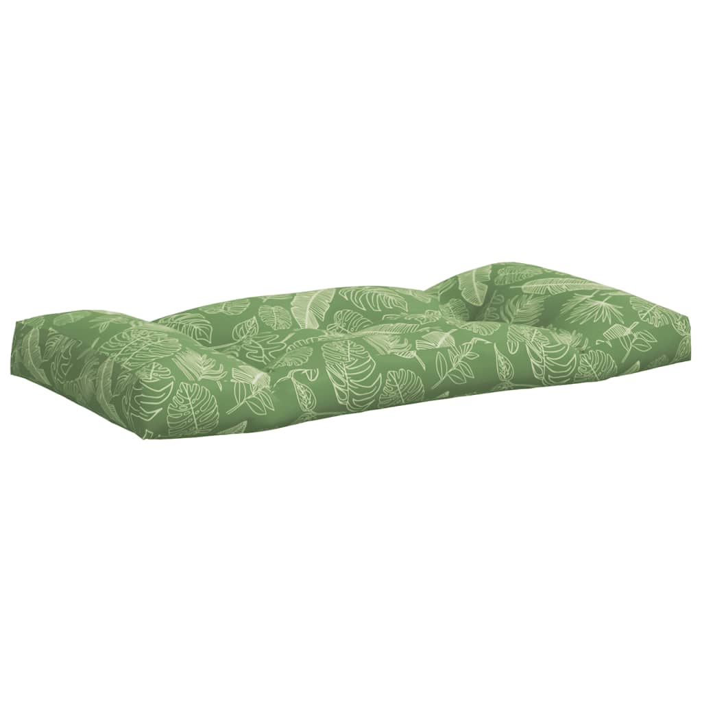 Almofadões p/ móveis paletes 2 pcs tecido oxford padrão folhas