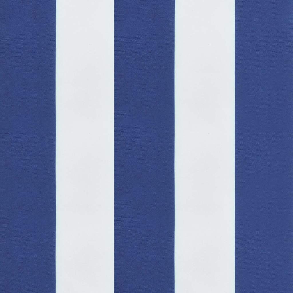 Almofadões p/ cadeira 2pcs 50x50x4 cm tecido riscas azul/branco