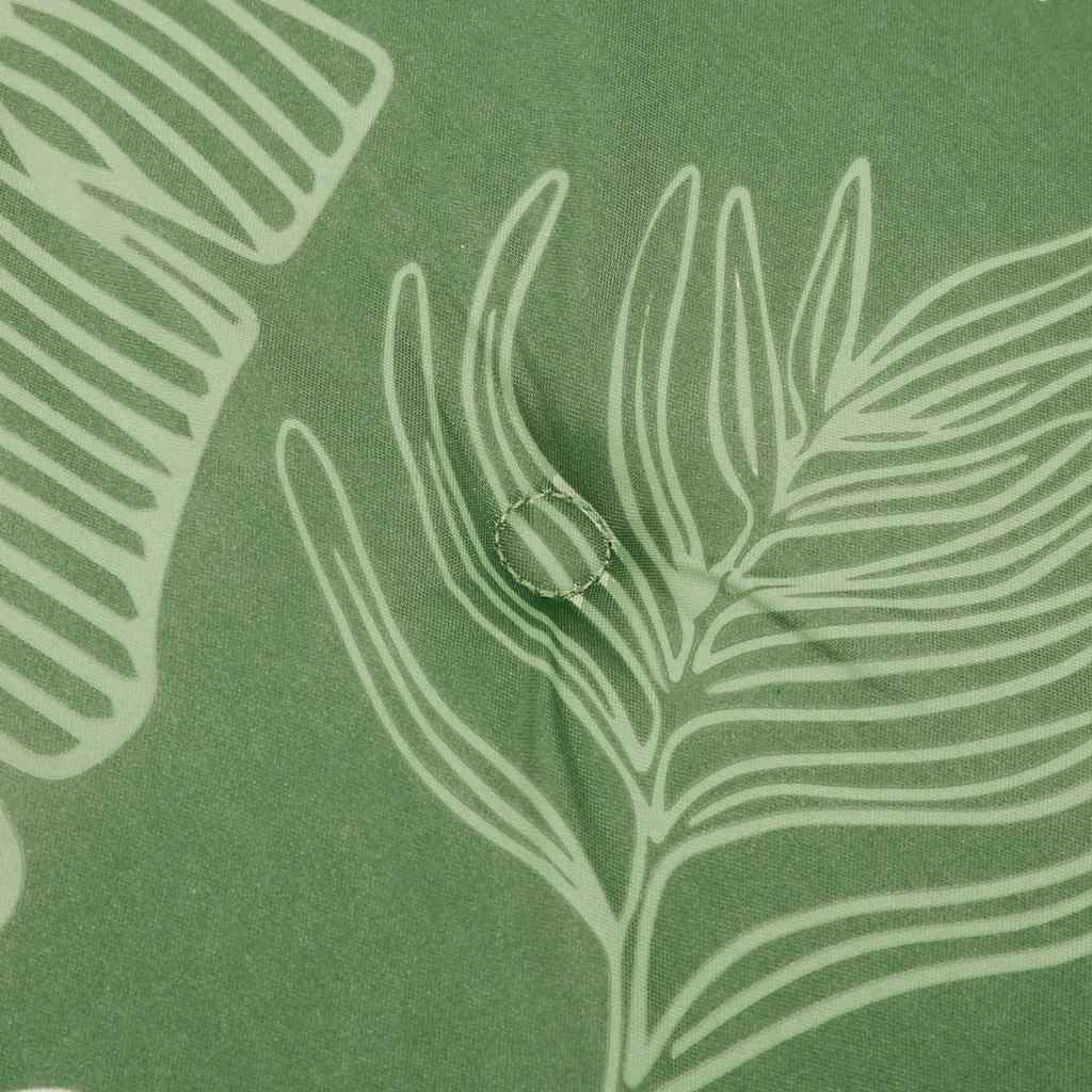 Almofadões p/ cadeira 6pcs 50x50x4cm tecido padrão folhas