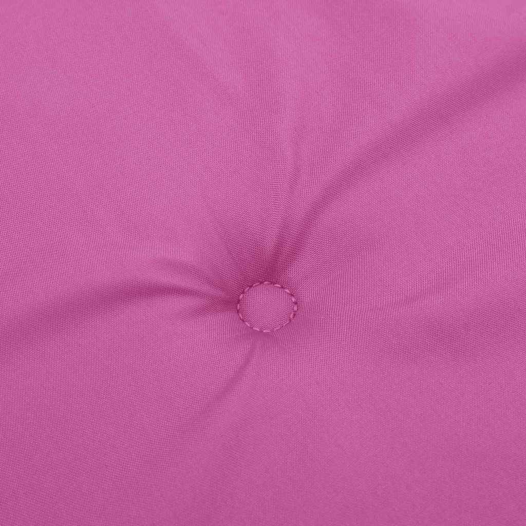 Almofadões p/ cadeira 4pcs 50x50x4cm tecido rosa