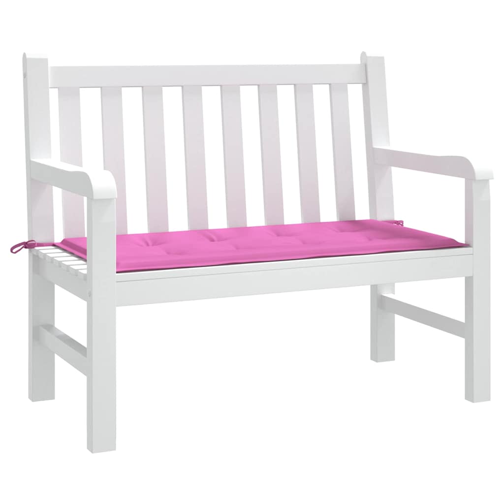 Travesseiro para Banco de Jardim Rosa 120 x 50 x 4 cm