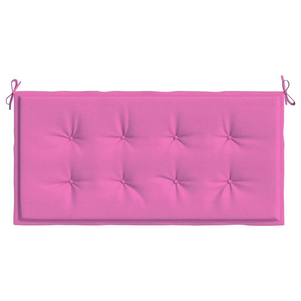 Travesseiro para Banco de Jardim Rosa 120 x 50 x 4 cm