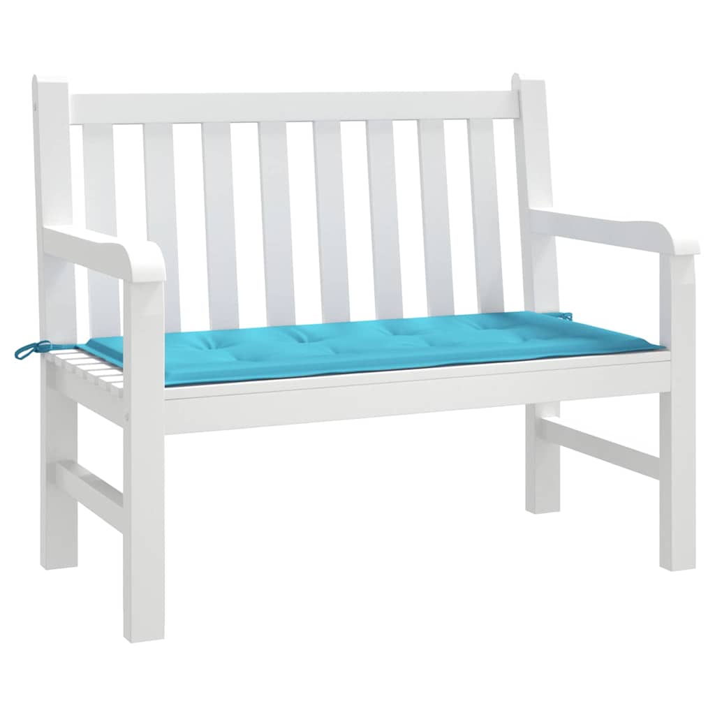 Travesseiro para Banco de Jardim Turquesa 120 x 50 x 4 cm