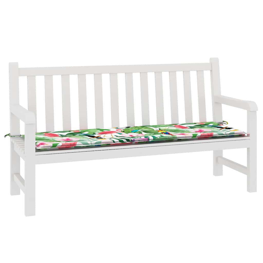 Almofadão p/ banco de jardim 150x50x4 cm tecido oxford multicor