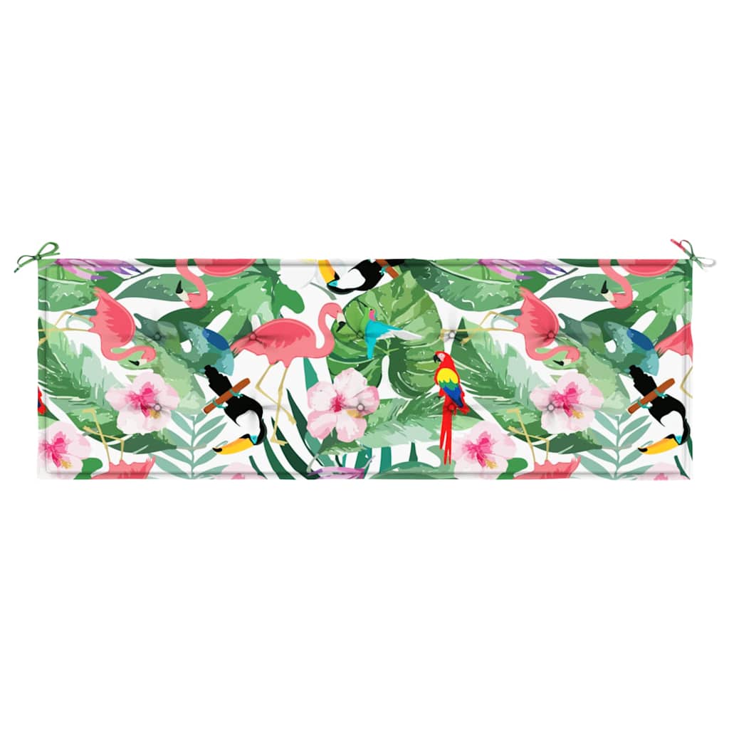 Almofadão p/ banco de jardim 150x50x4 cm tecido oxford multicor