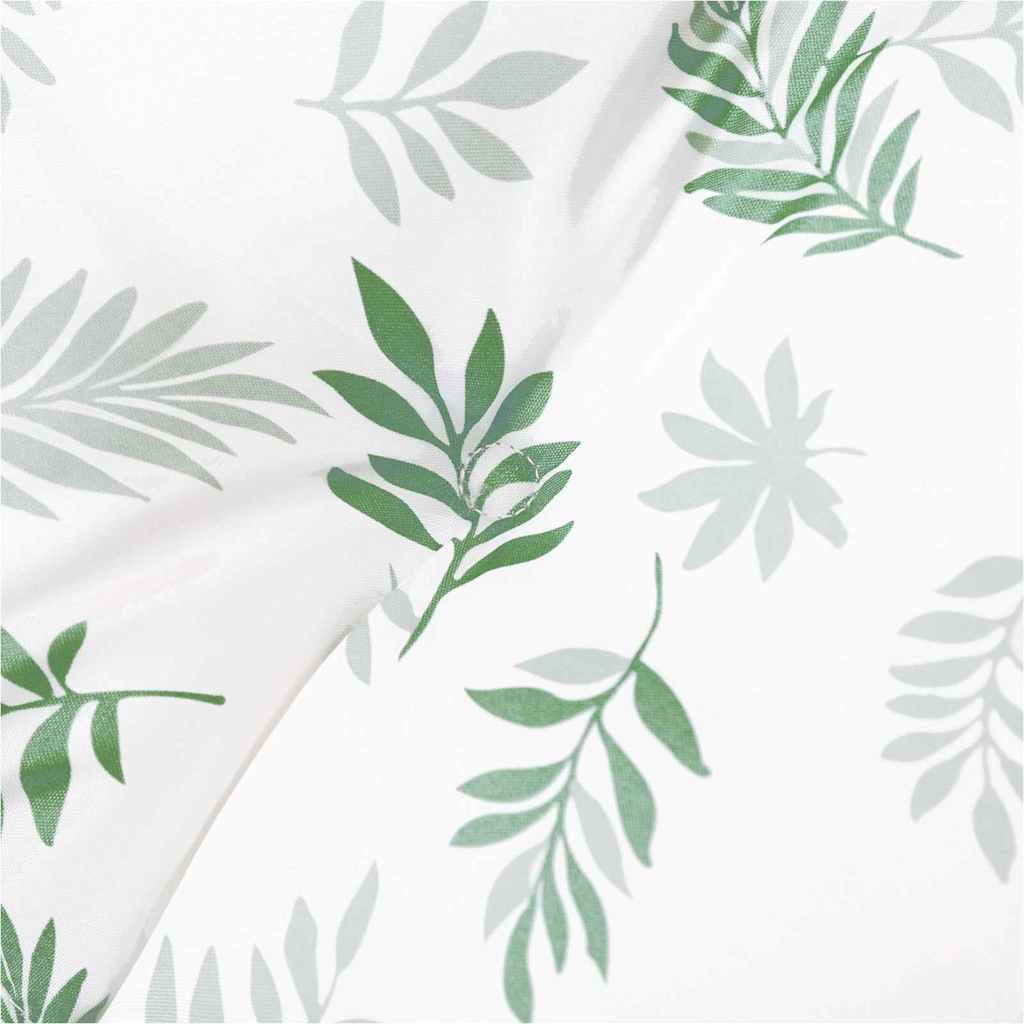 Travesseiro para Banco de Jardim Branco e verde 180 x 50 x 4 cm