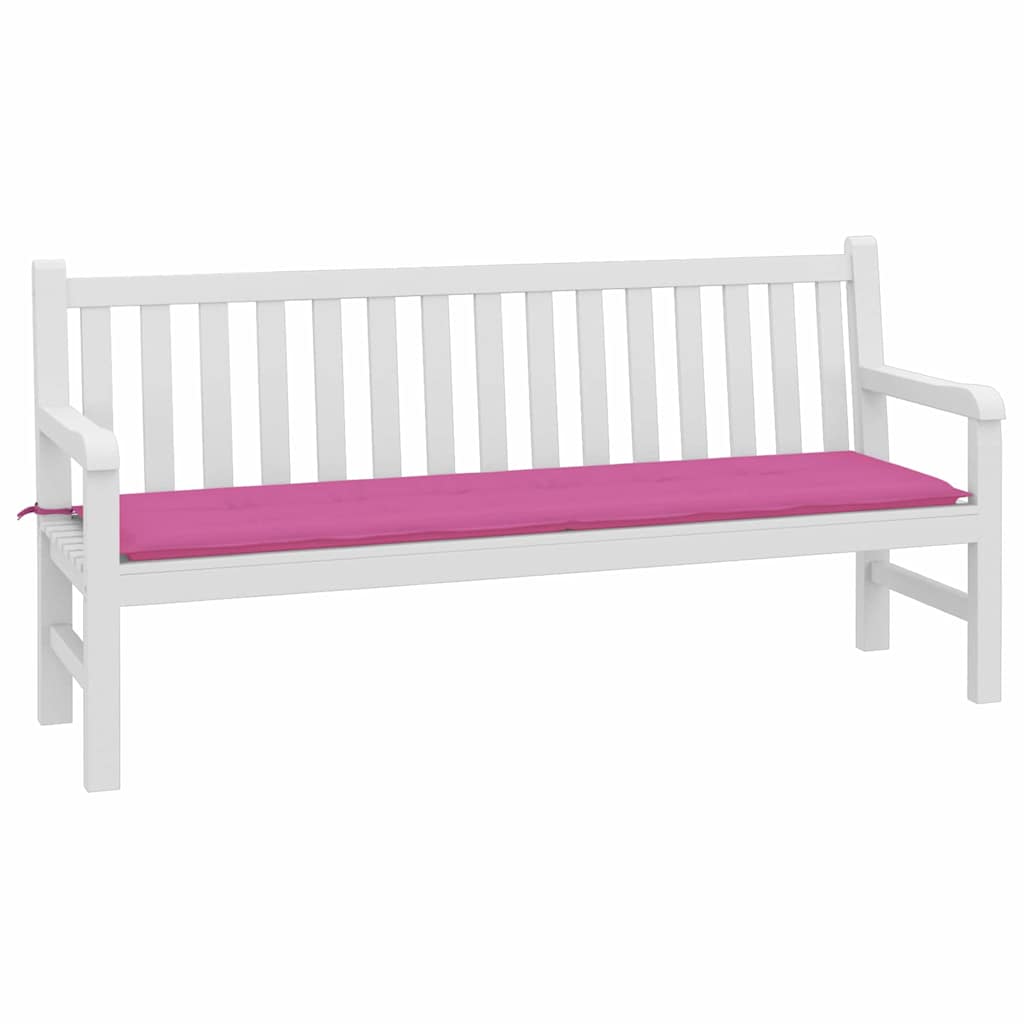 Travesseiro para Banco de Jardim Rosa 180 x 50 x 4 cm