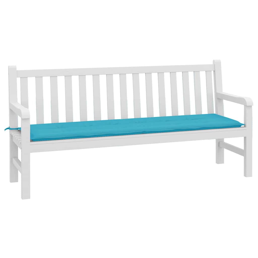 Travesseiro para Banco de Jardim Turquesa 180 x 50 x 4 cm