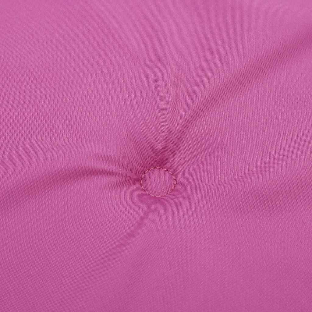 Almofadão p/ banco de jardim 200x50x4 cm tecido rosa