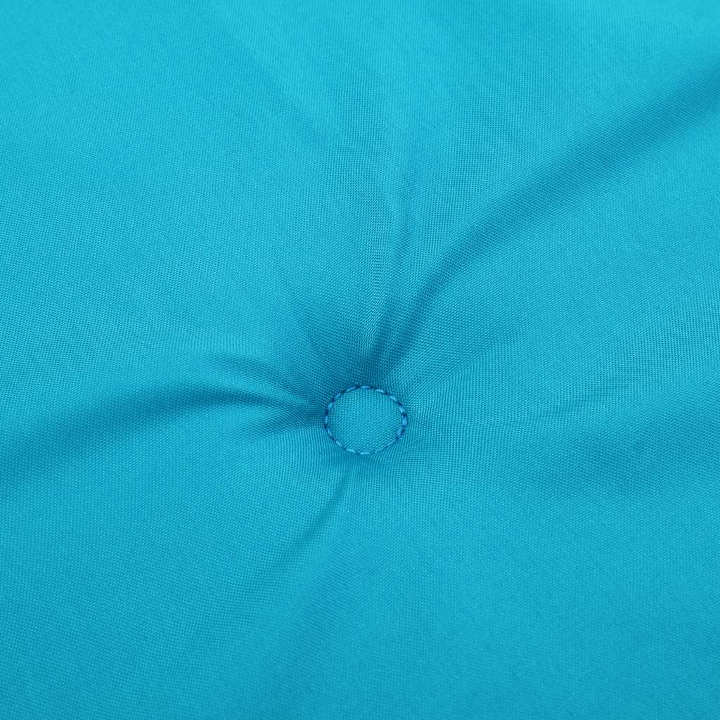 Almofadão p/ banco de jardim 200x50x4 cm tecido turquesa