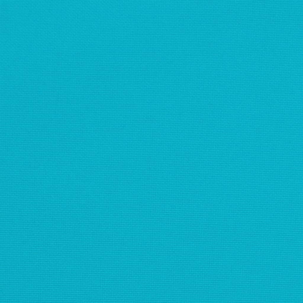 Almofadões para cadeira 2 pcs 40x40x7 cm tecido turquesa