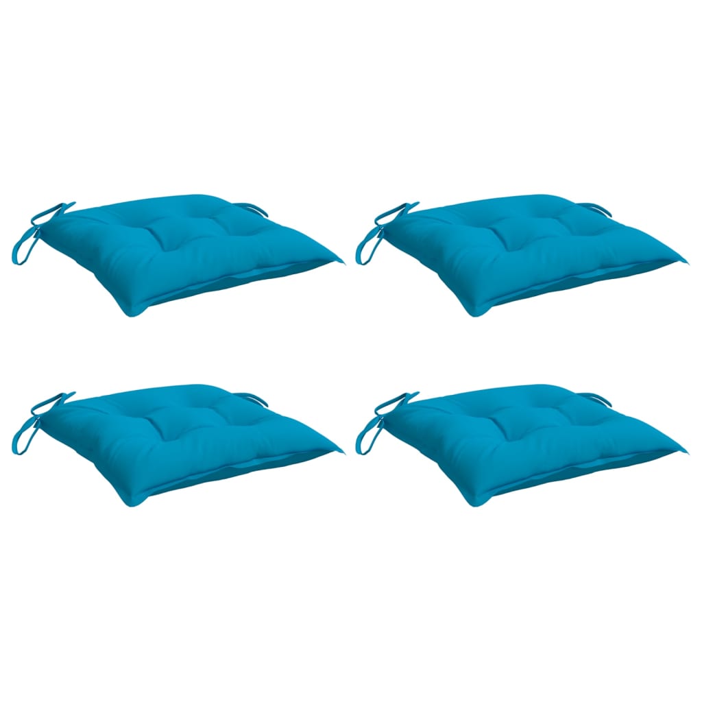 Almofadões p/ móveis de paletes 4 pcs tecido oxford azul-claro